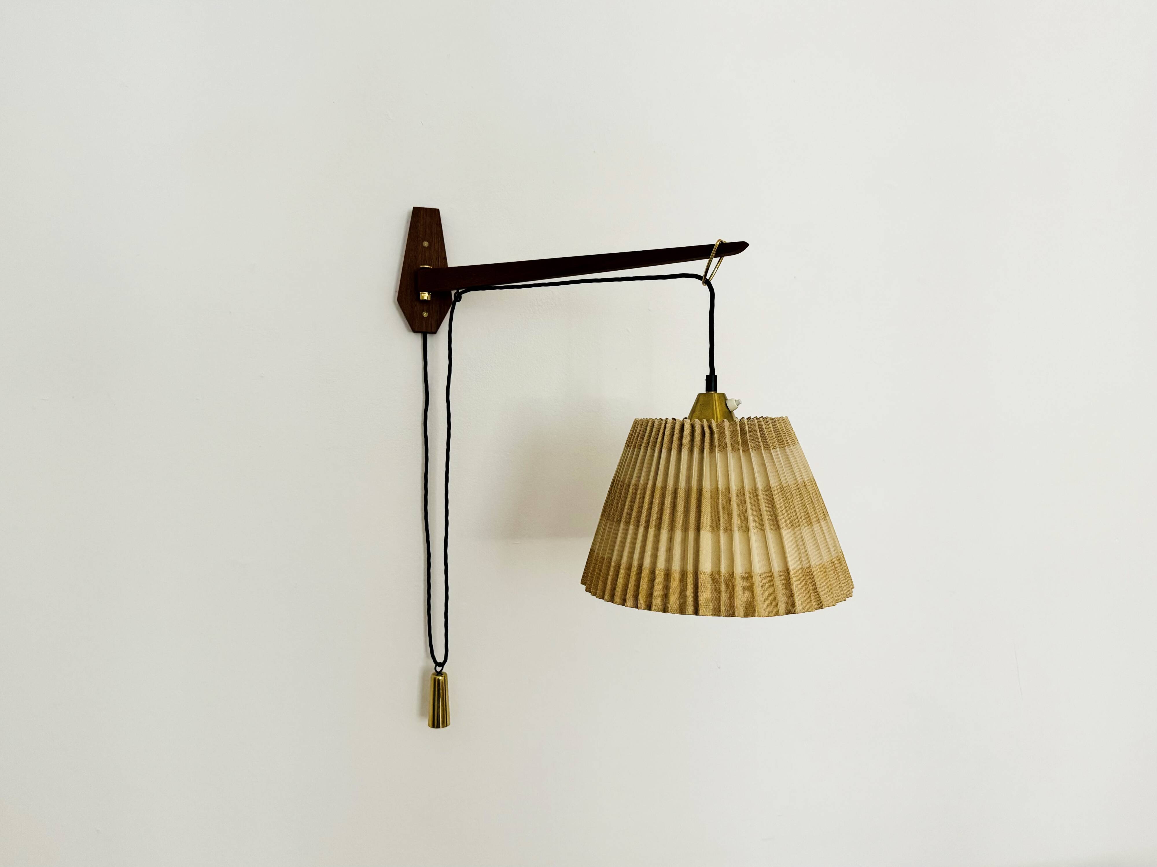 Adjustable Pleated Wall Lamp by Kaiser Leuchten