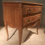 Louis XV style solid oak chest of drawers