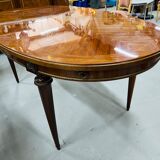 Inlaid rosewood dining table