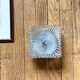 Wall or ceiling light with square porthole glass, 1970s-1980s