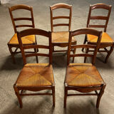 Chaise anciennes en paille
