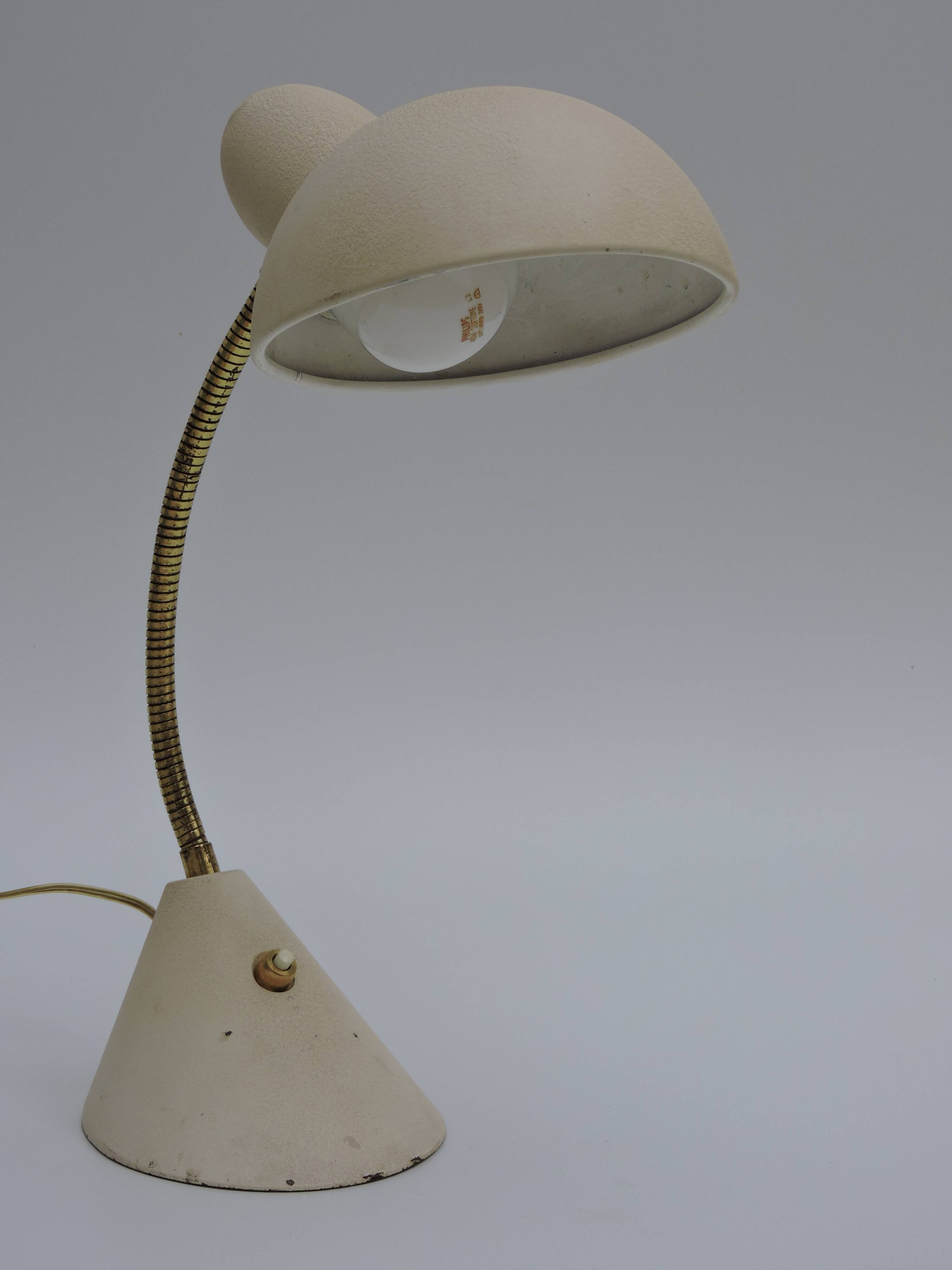 Vintage desk lamp "casserole"