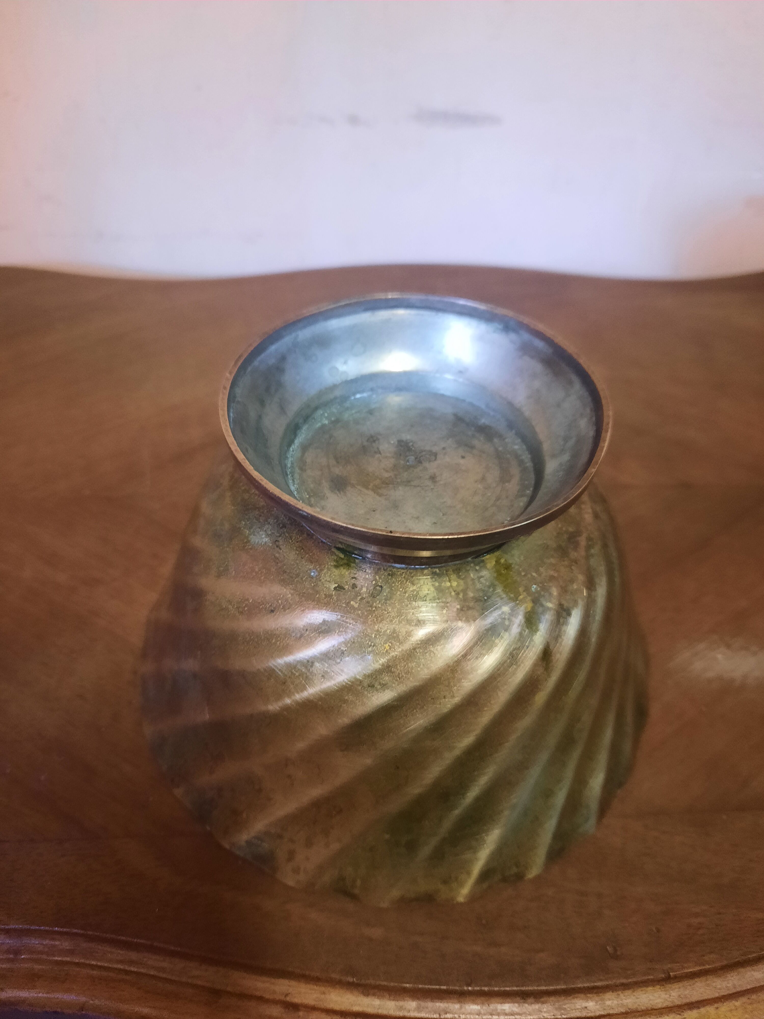 Brass pot cover