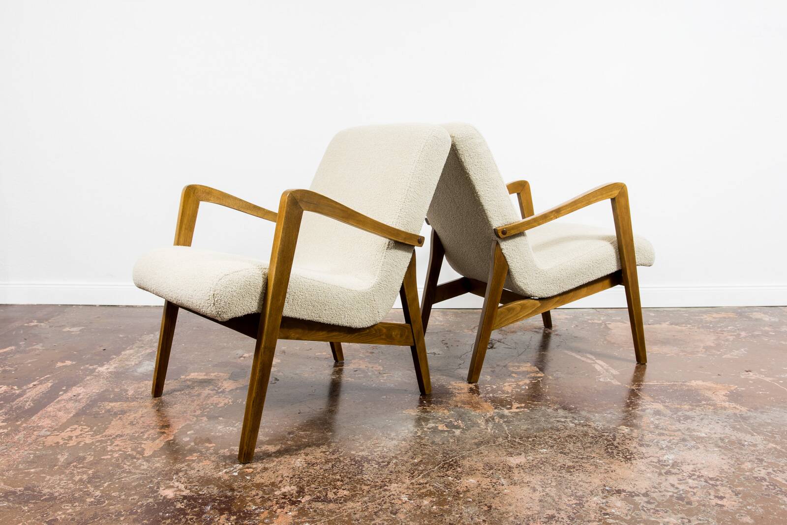 Mid-century modern armchairs Type 300-138 from BFM, 1960s, set of 2