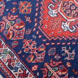 Tapis Vintage Indien Tabriz Fait Main en Laine – Années 1970 – 65 x 168 cm