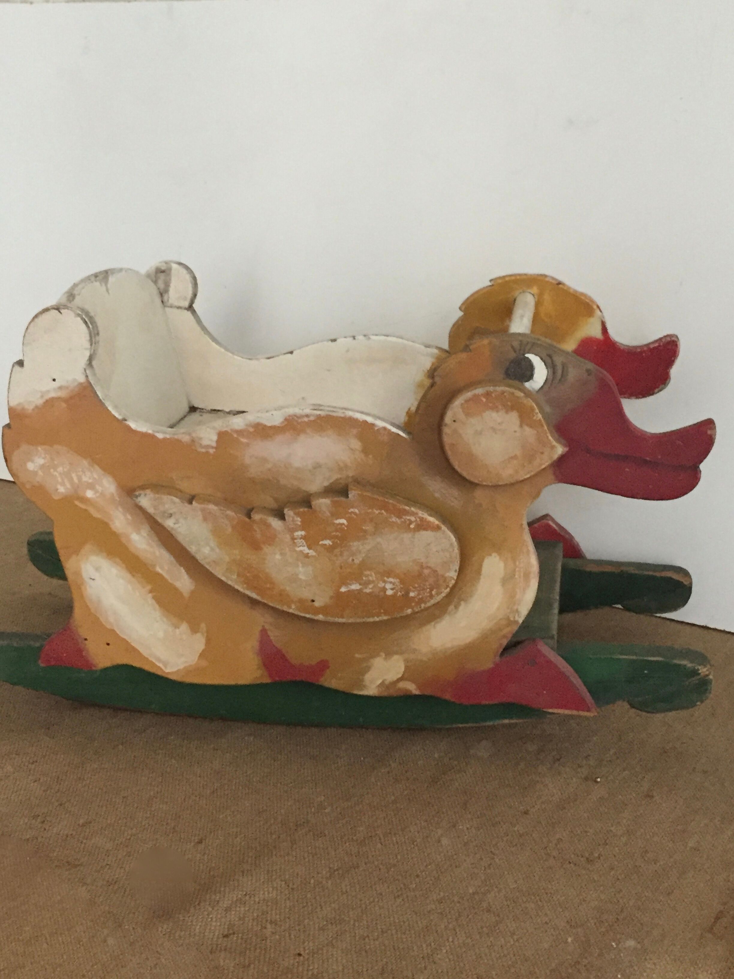 Old toy - Rocking duck