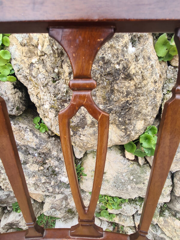 Mobilier de salon anglais en acajou vers 1900