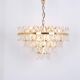 Chandelier Kalmar 'Corina', gilded brass and glass, Austria, 1970.