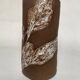 Vintage signed terracotta vase