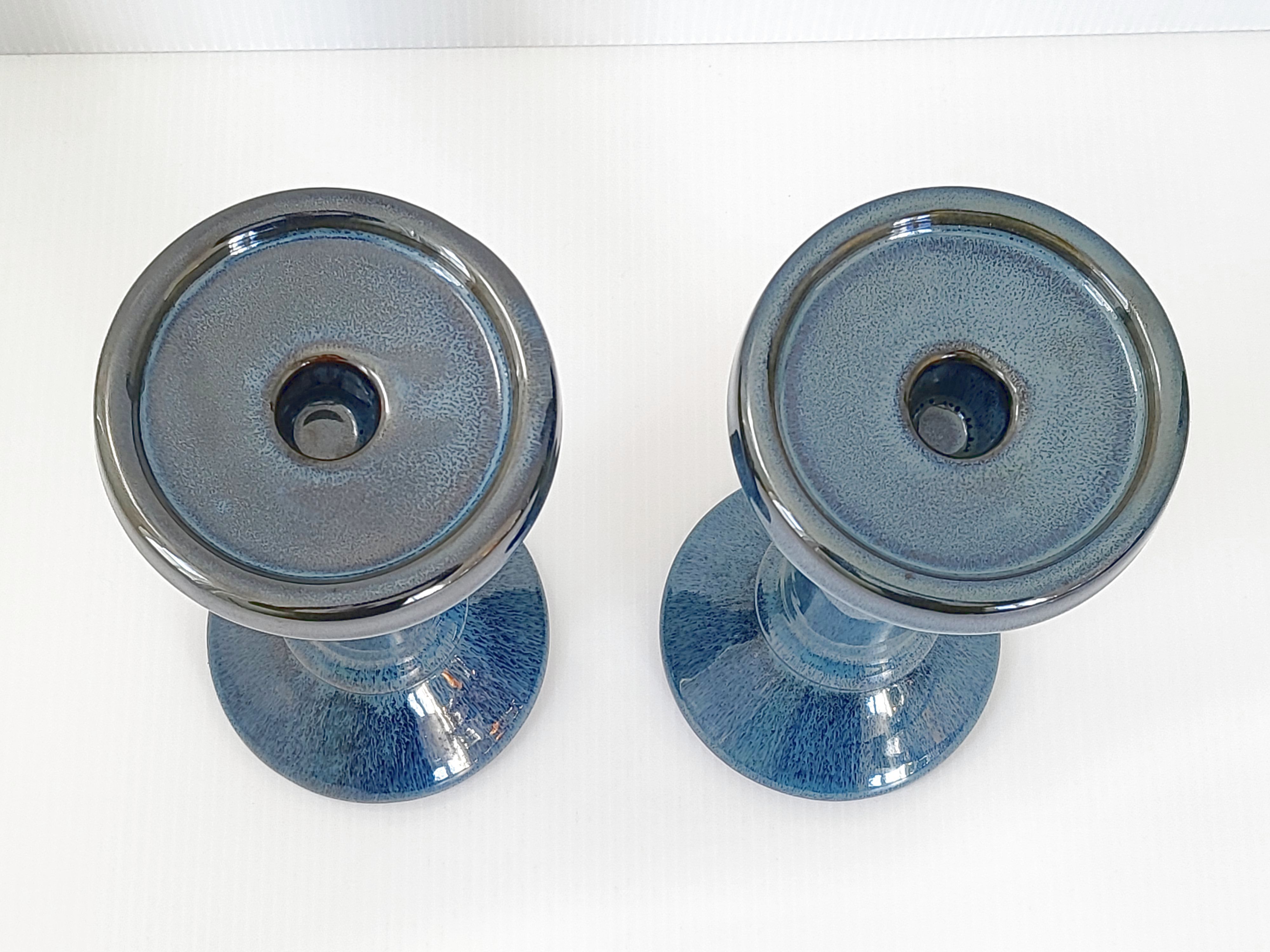 Pair of vintage candle holders 1960