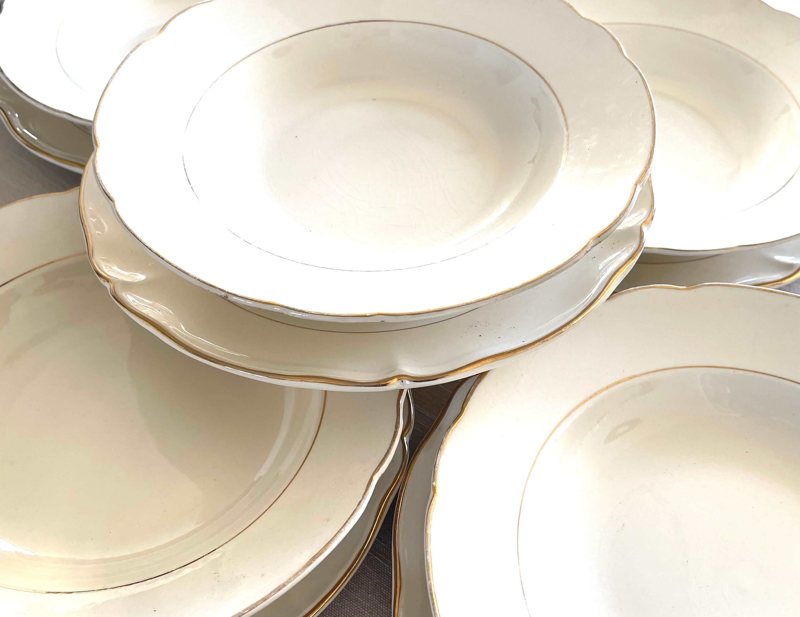 12 plates Villeroy & Boch 1950