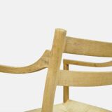 Set of six Danish oak diningchairs , CH46, by Hans J. wegner for Carl Hansen & Son, 1970s