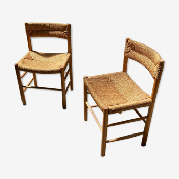 Paire de chaises modèle "dordogne" édité par Sentou
