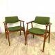 Pair of GM11 Sven Aage Eriksen 60s Danish armchairs