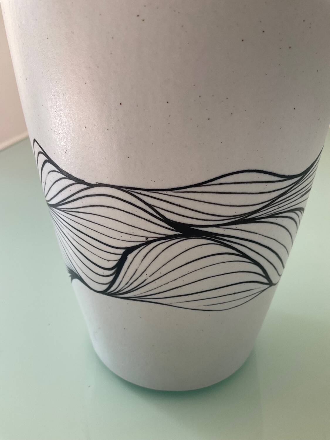 Vintage stoneware vase