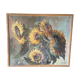 "Sunflowers" Oil on canvas signed
