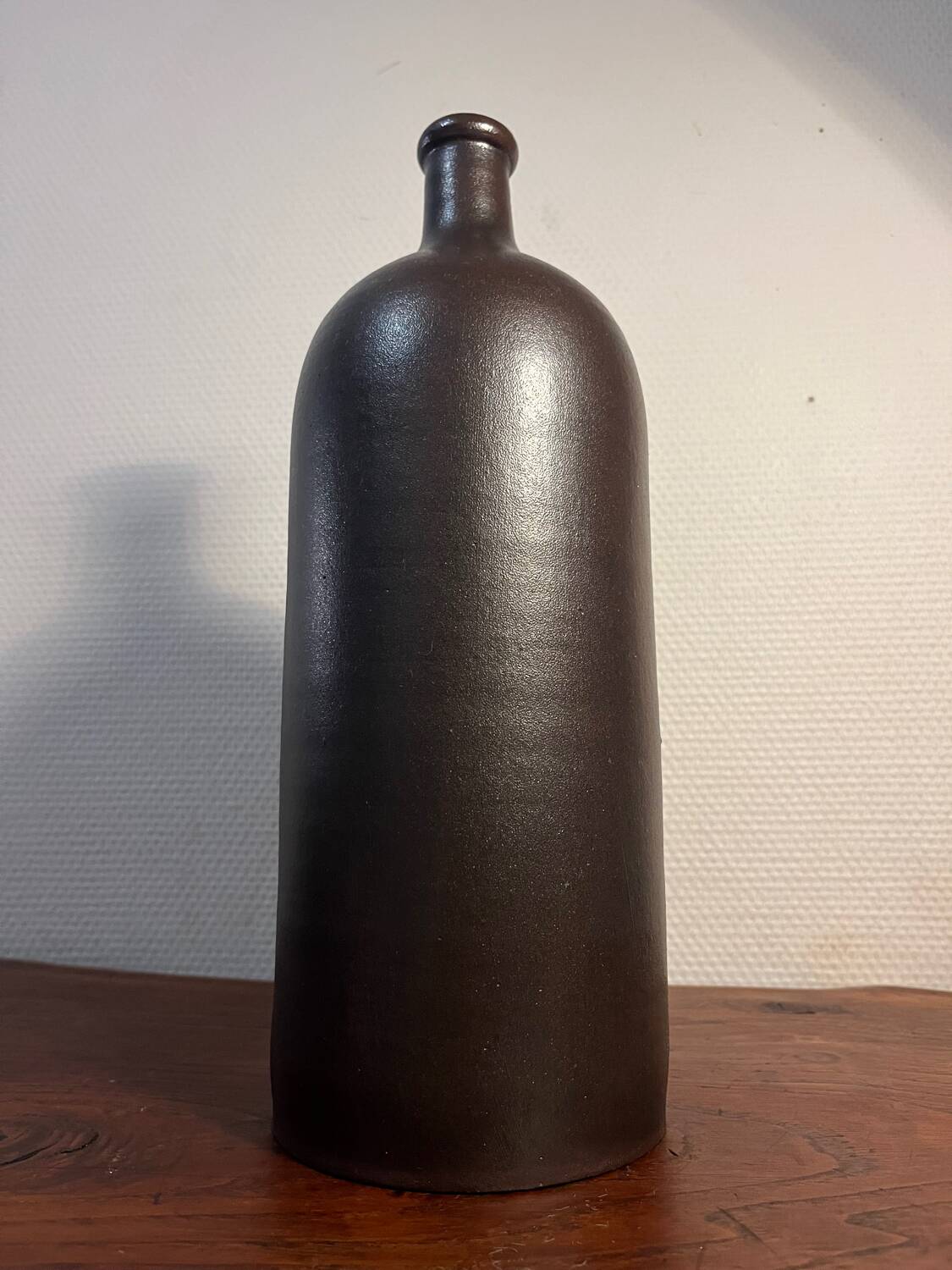 Stoneware pitcher vase Jean Dubost 1950