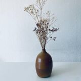 Signed stoneware vase