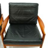 Lounge chairs by Illum Walkelsø for Niels Eilersen, 1960s