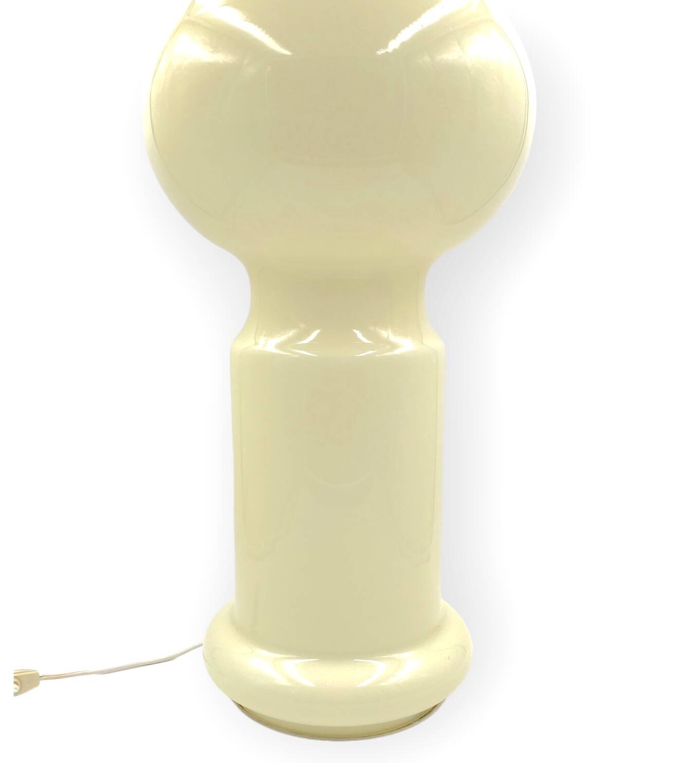 Space Age rare monumental Murano glass table lamp, Vistosi, 1960s