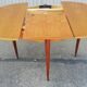 Scandinavian table with integrated extension