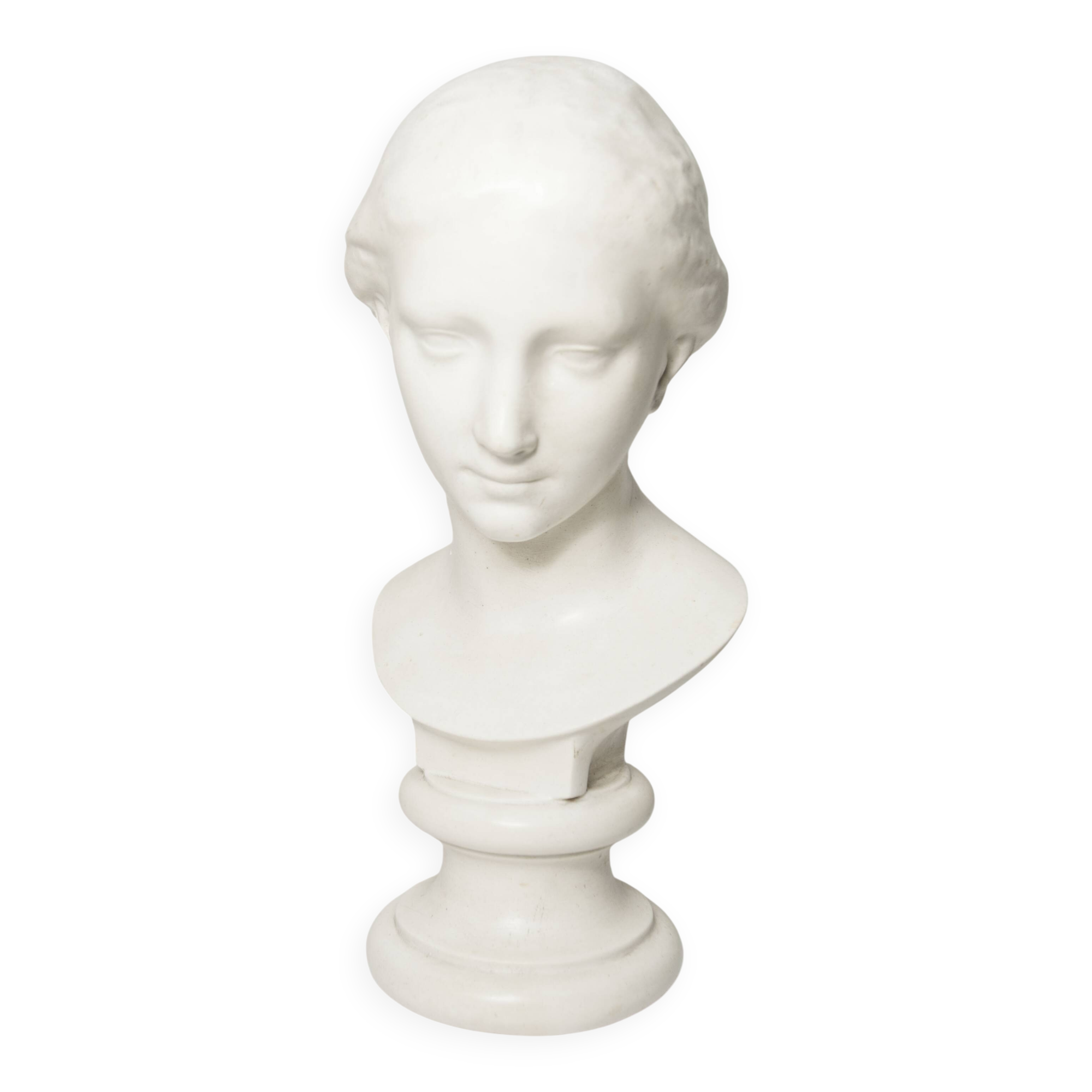 Buste femme en marbre 43cm musée Louvre 1445