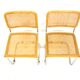 Set de 2 chaises "B32", Marcel Breuer, Italie, 1990