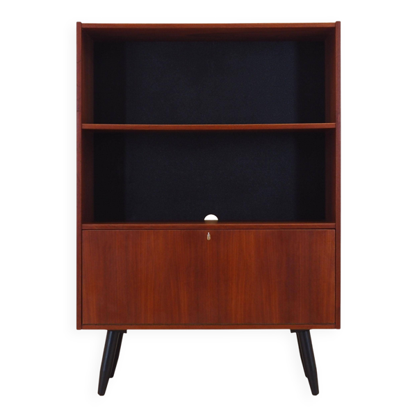 Bibliothèque en teck, design danois, années 1960, fabriquée au Danemark
