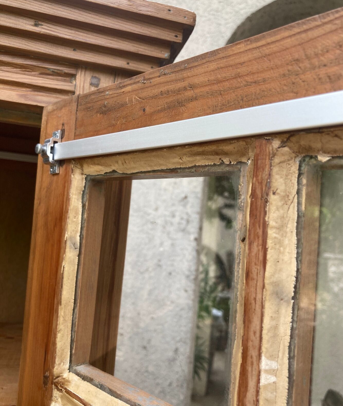 Vintage glazed Parisian wardrobe