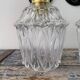Pair of vintage electrified glass wall lamps