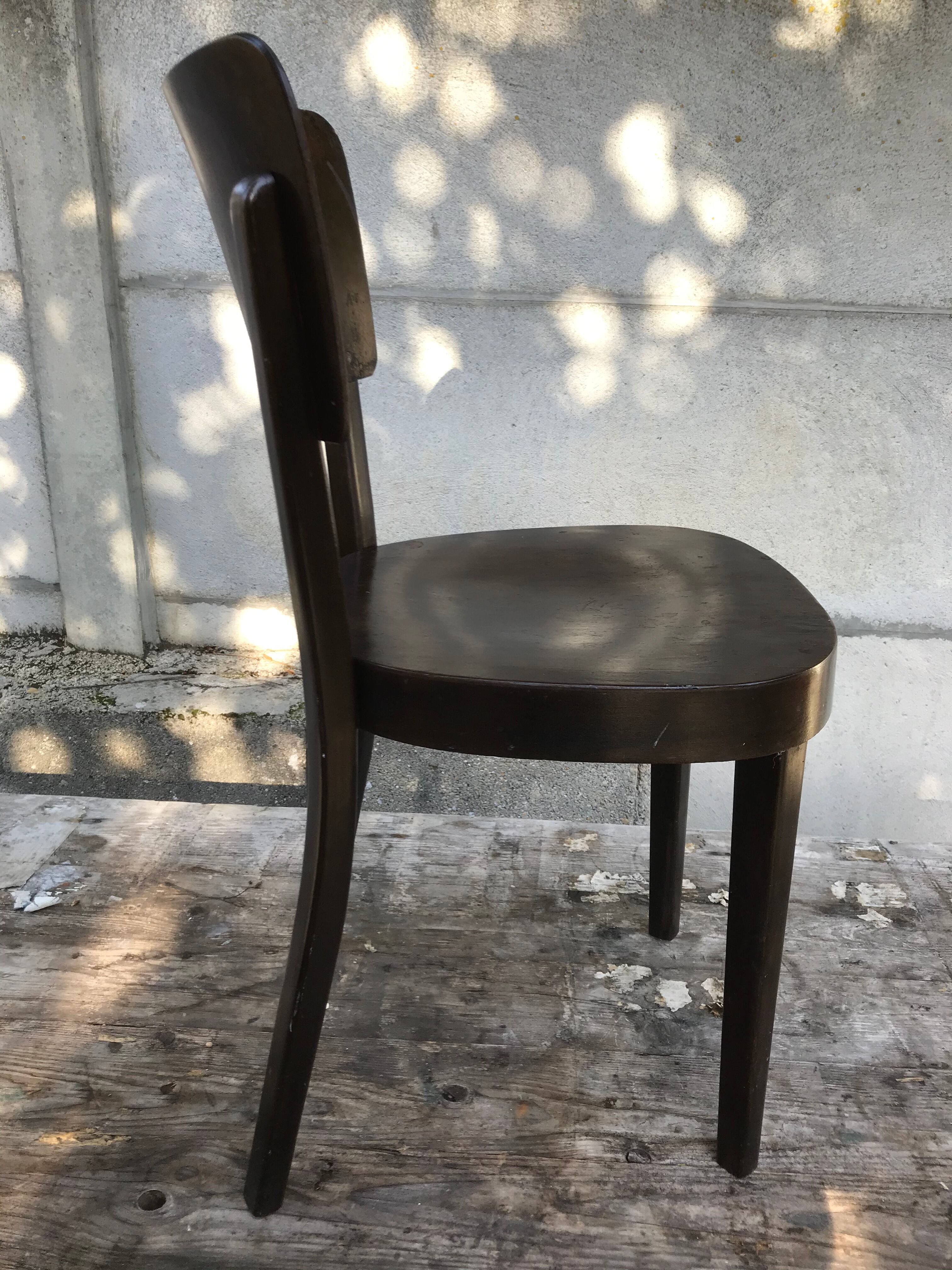 Old Dark Wood Vintage 50s