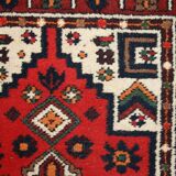 Tapis Vintage Hamadan en Laine (74cm x 140cm), Années 1970, Élégance Tradit