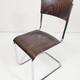 Tubular steel cantilever chair by Mart Stam