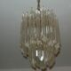 Murano crystal chandelier by Paolo Venini 1970/1980