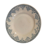 Ceramic cake flat compotier 1900 Louis