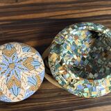 Jean Gerbino in Vallauris: micro mosaic ceramic candy box