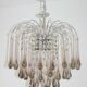 An original Paolo Venini Murano chandelier, Italy, 1970s.