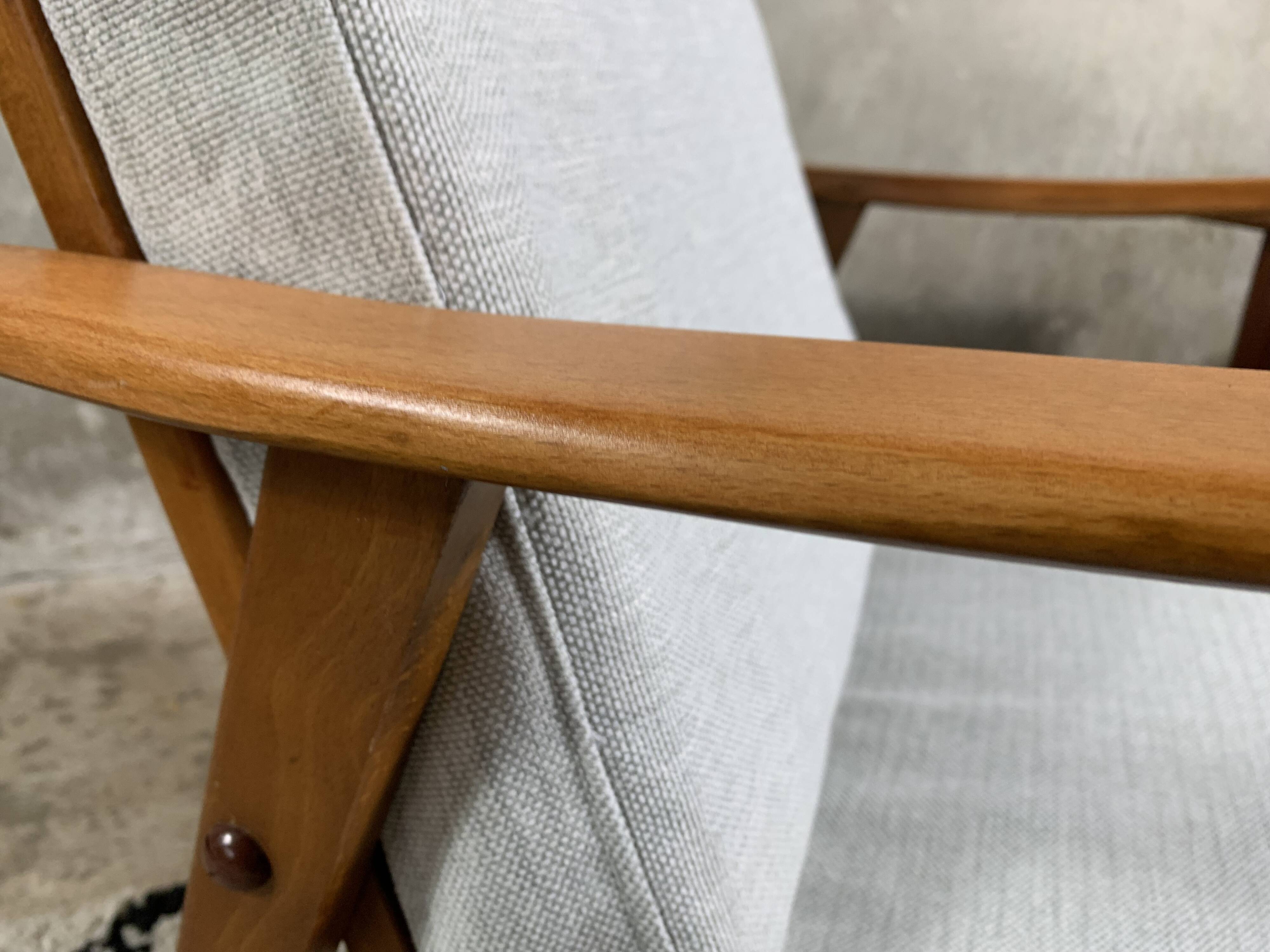 A pair of scandinavian lounge chairs from the 1960s