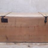 Coffre malle 118x56x54cm ancien en sapin