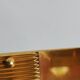 Pair of vintage Art Deco style bookends in marble and gold-plated metal