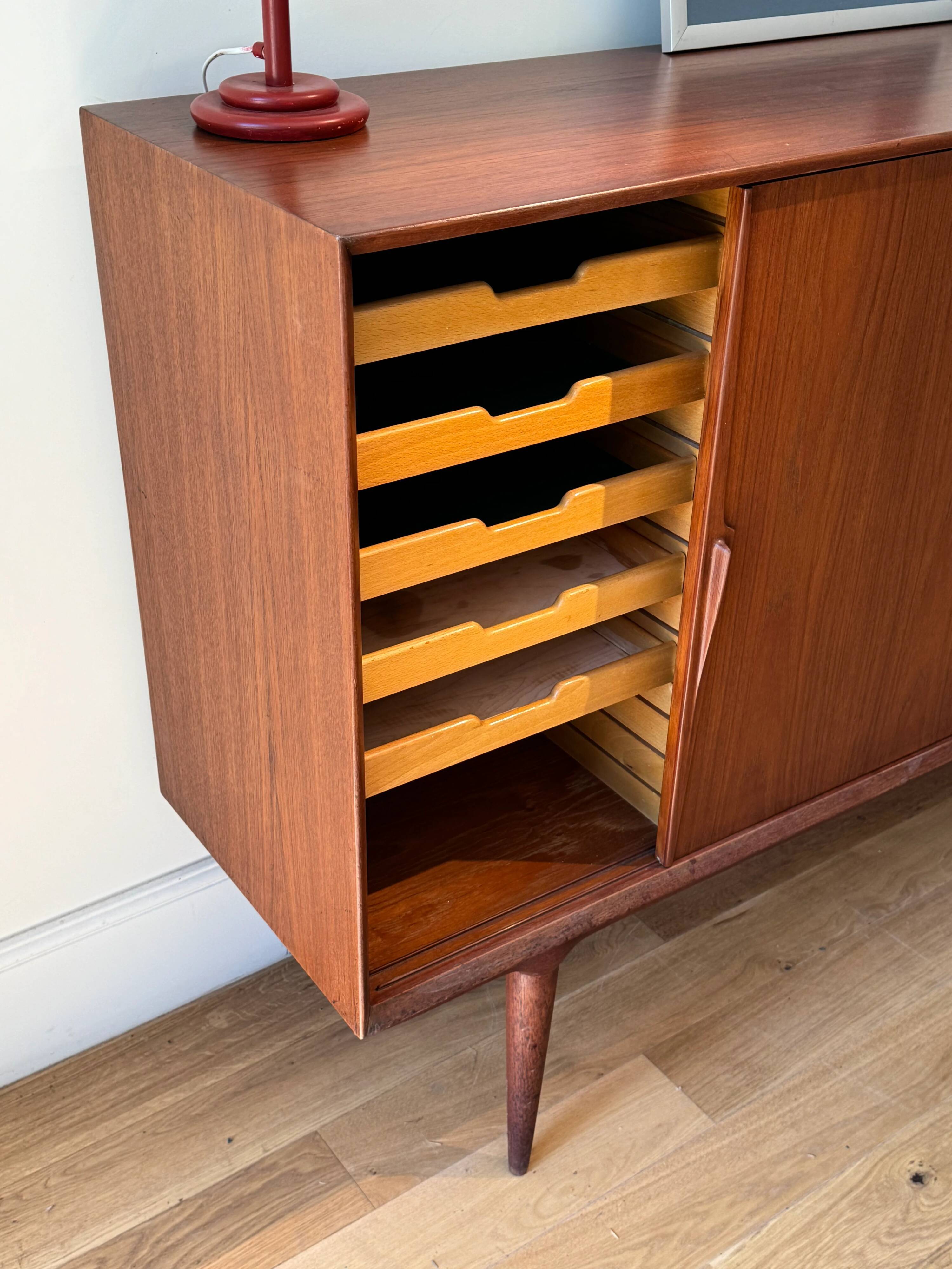 Vintage Scandinavian teak sideboard "Arvid"