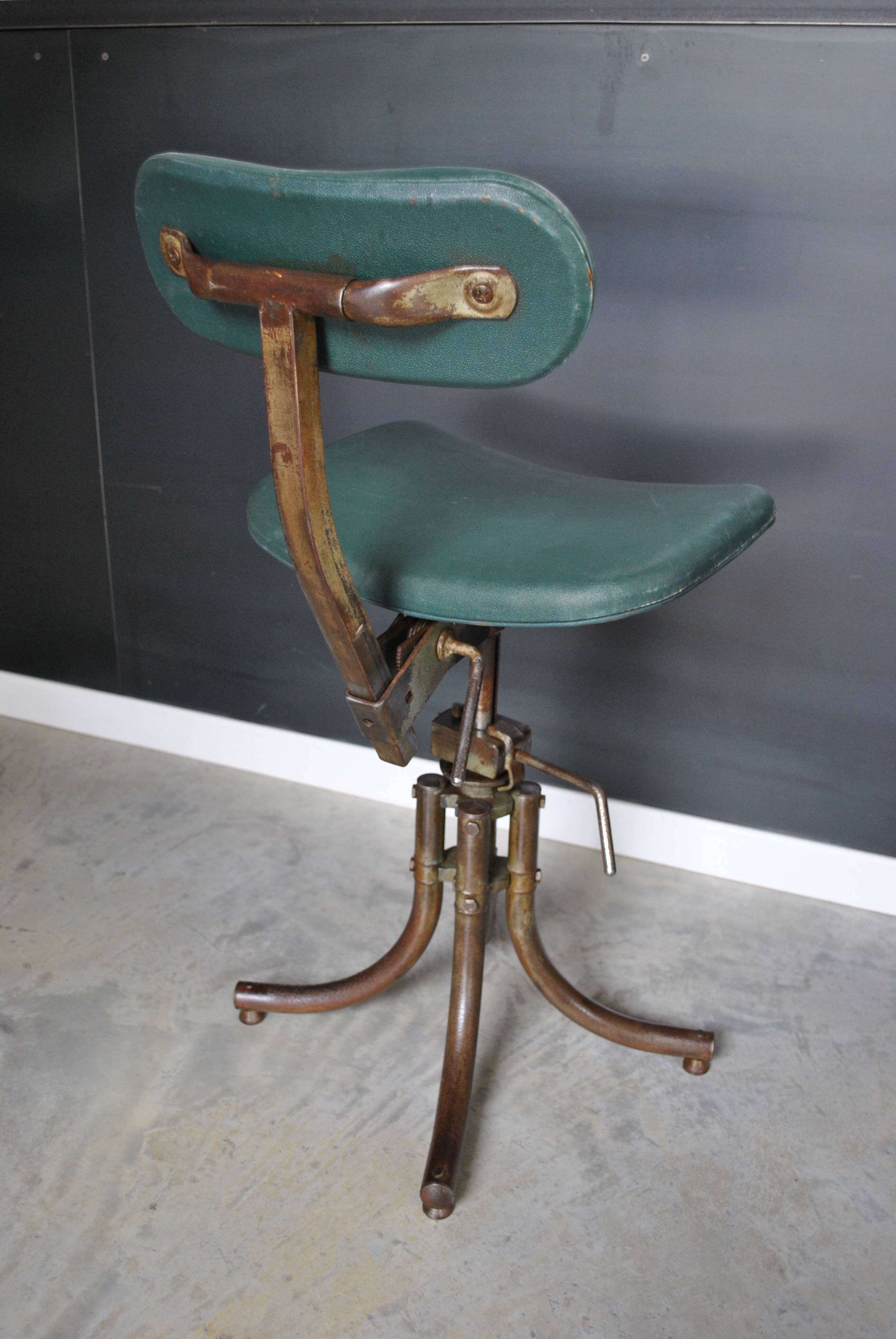 Chair industrial workshop Bienaise 1950