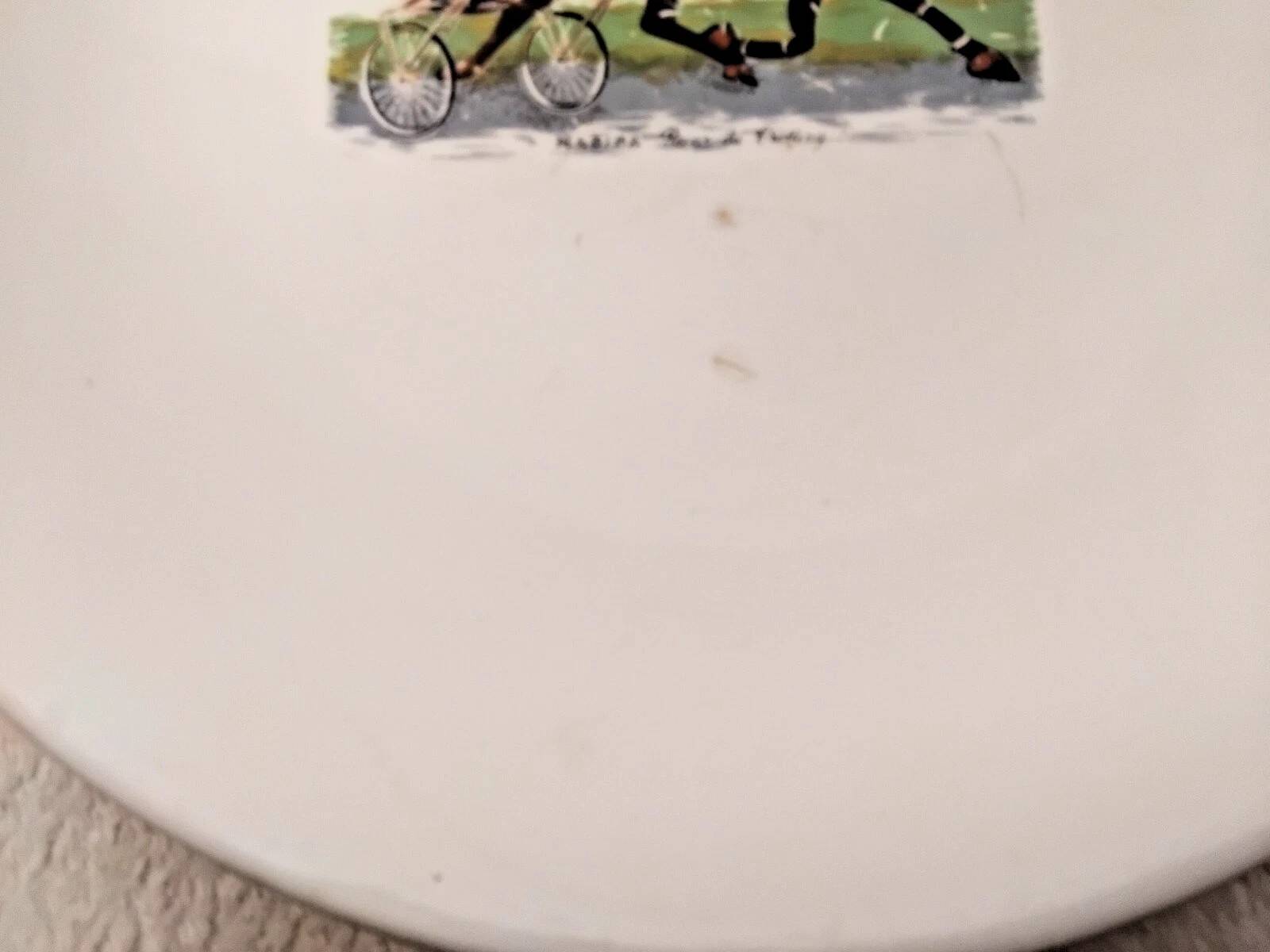 Vintage Faience Hollow Dish - Masina - Trotteur - Prix D'Amérique