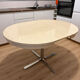 Table ronde Space age roche bobois rallonge intégré avec système 1970