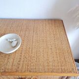 Rattan chest of drawers circa 1960s