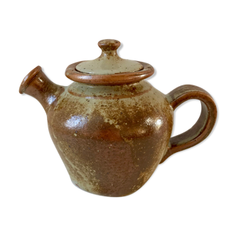 Vintage sandstone teapot 70s