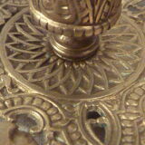 Hand boougeoir, cellar rat, openwork bronze