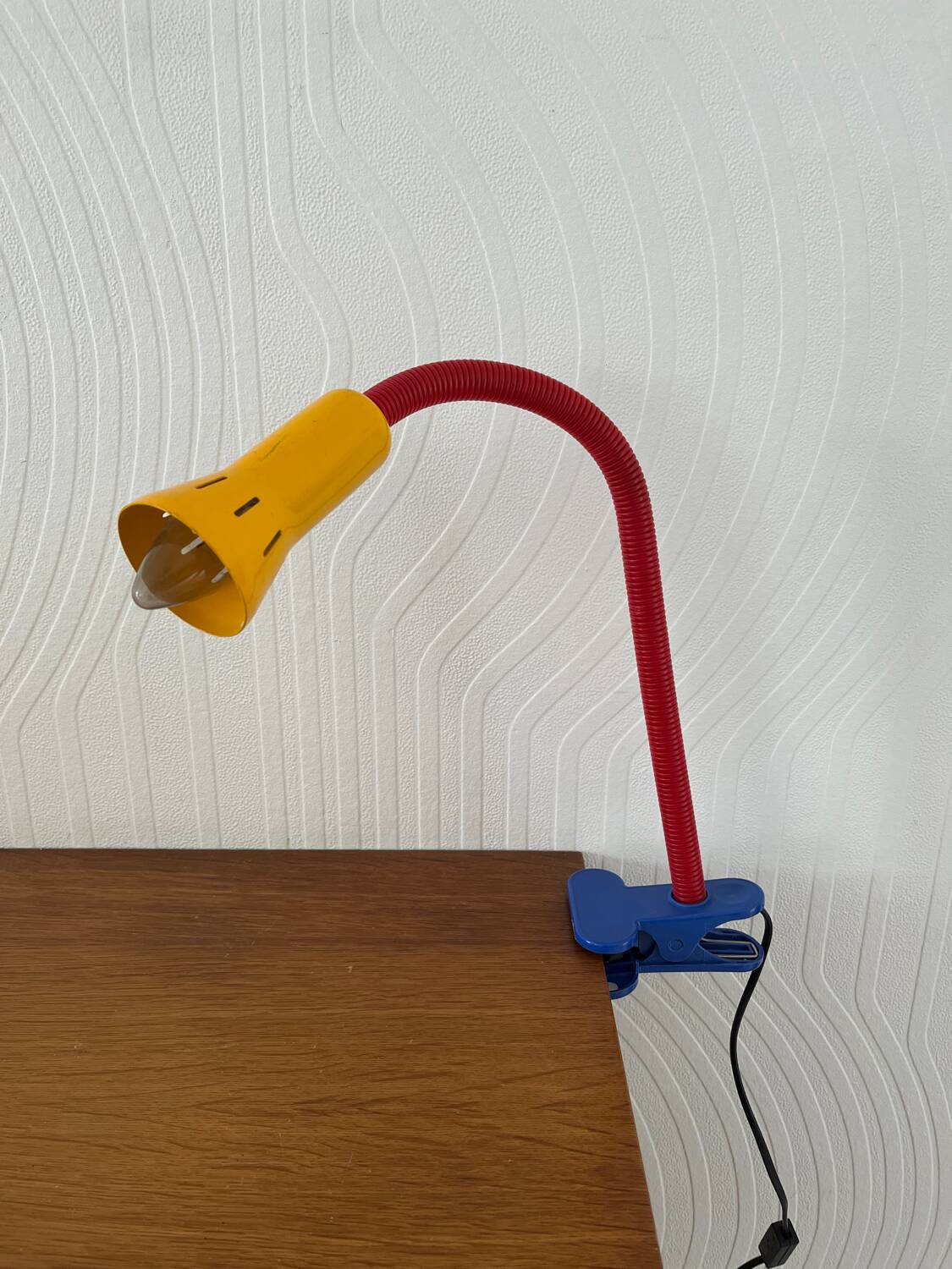Lampe articulée de bureau avec pince Vintage