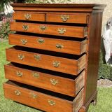 Semainier with support height in Mahogany