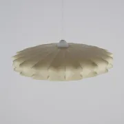 Rare vintage cocoon lamp by Friedel Wauer for Goldkant Leuchten, 1960s